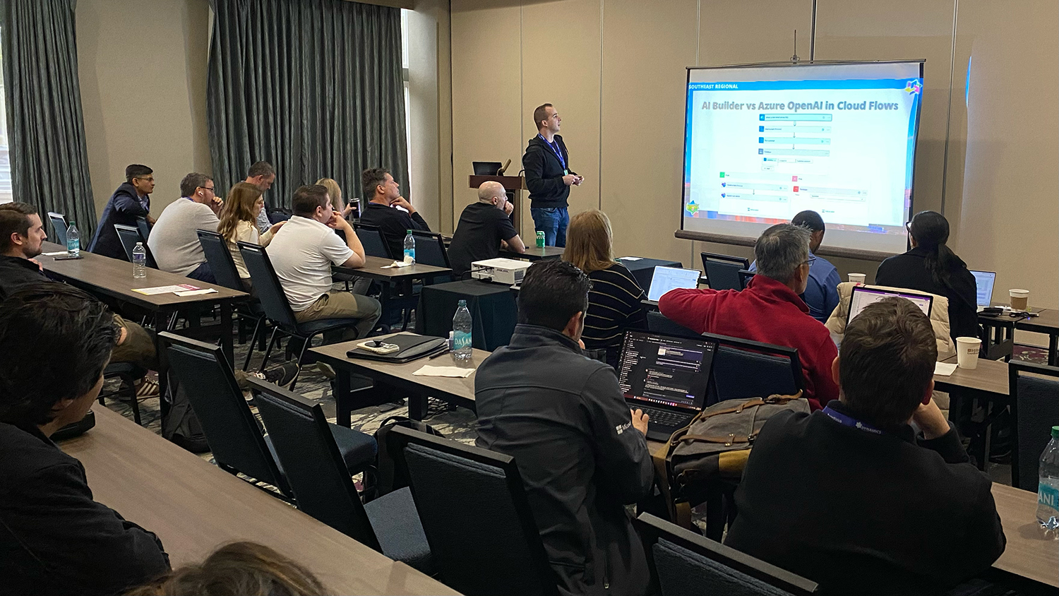 Dénes Halász speaking at DynamicsCon Regional: Tampa, Jan 2026